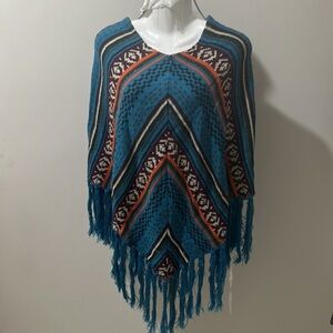 Beautiful Unbranded winter poncho ,